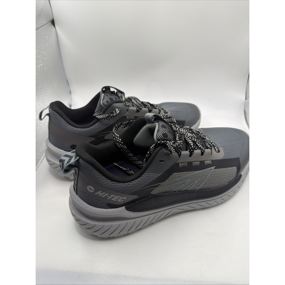 Hi-Tec Men's castle Rock Black Microchip Hiking Trail Sneakers size 10 New - Picture 5 of 6